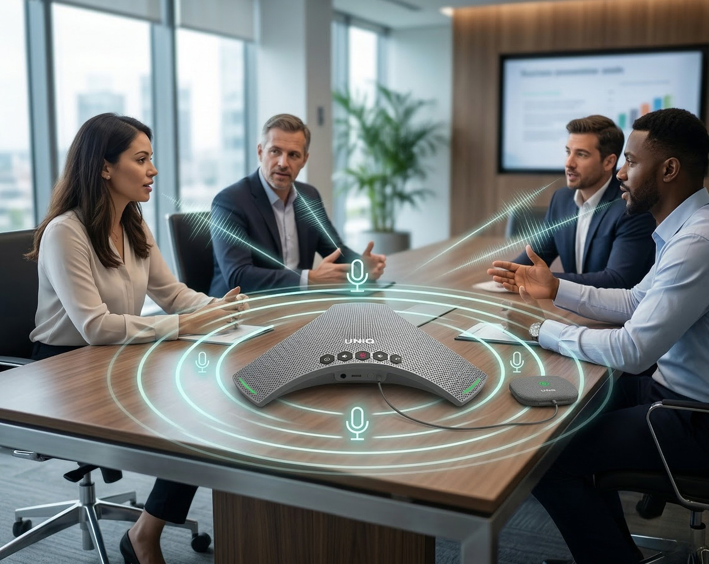 360 degree omni-directional voice pickup